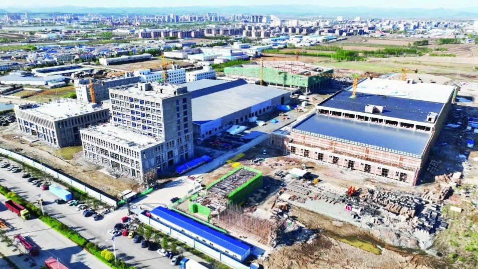 首农东北亚生鲜海产基地项目建设现场
